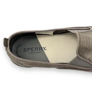 Sperry Top Sider Sailor Twin Gore Grey Perforated Slip On Sneaker Women’s Size 8 thumbnail 8