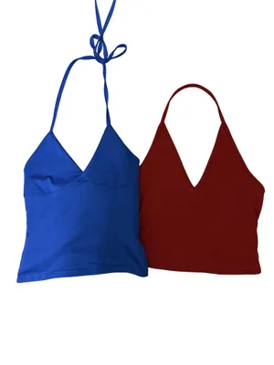 Shein Tops Halter thumbnail 2