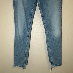 AGOLDE Nico High Rise Button Fly Slim Fit Denim Jeans Women’s Size 25 thumbnail 5