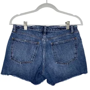 GAP Destroyed Distressed 3 Inch Cutoff Denim Jean Shorts Size 27T Indigo Blue thumbnail 10