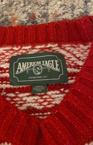 American Eagle Outfitters Red Sweater thumbnail 2