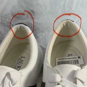 Lauren Ralph Lauren Size-7 Women's Janson Sneakers Leather‎ Snow White thumbnail 2