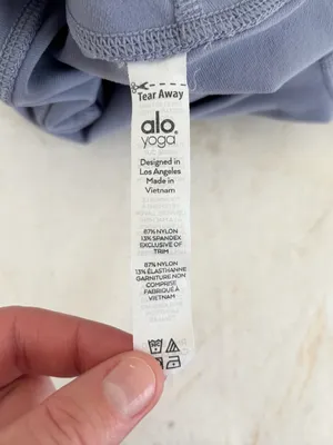 Alo Yoga High-Waist Airbrush Legging in Fog thumbnail 5