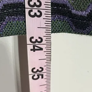 Zara Women's Purple Green Black Chevron Y2K‎ 90s Retro Lace Up Mini Dress Medium thumbnail 11