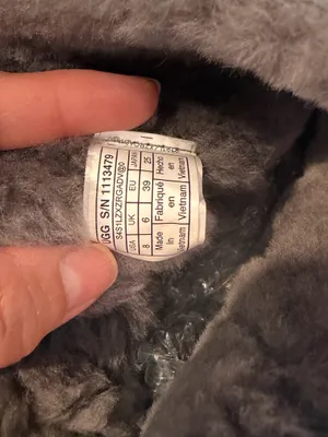 UGG Gray Suede Shearling Ankle Booties thumbnail 5