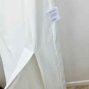 Lulus Your Sweetie White Tie Strap Column Maxi Dress Wedding Bridal Large NWT thumbnail 12