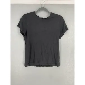 UGG Womens T-Shirt Black Cotton Modal Short Sleeve Crew Neck RTW Size M thumbnail 2