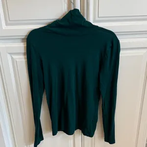 J. Crew Dark Green Turtleneck Top thumbnail 2