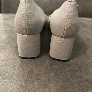 ROTCV Women's Pointed Block Heel Pumps in white iridescent thumbnail 7