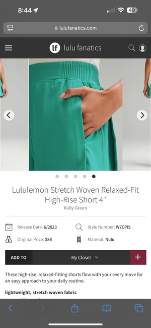 Lululemon Shorts thumbnail 4