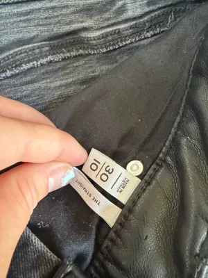 LOFT Black Straight Leg Jeans Size 30/10 thumbnail 4