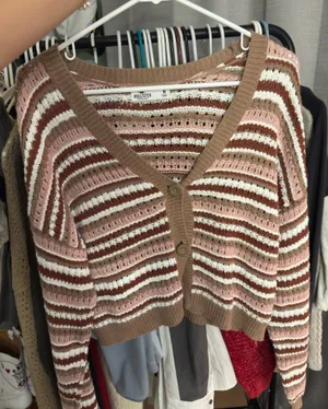 Hollister Cardigan Sweater Knit thumbnail 1