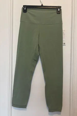 NWT Lululemon Align High-Rise Crop 23" Desert Green - Size 8 thumbnail 1