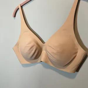 Knix WingWoman Contour‎ Bra Nude Beige Wireless Seamless Large. thumbnail 2