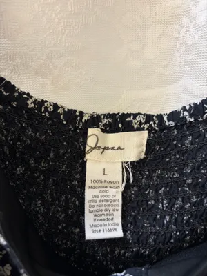 Blouse Black Size L thumbnail 2