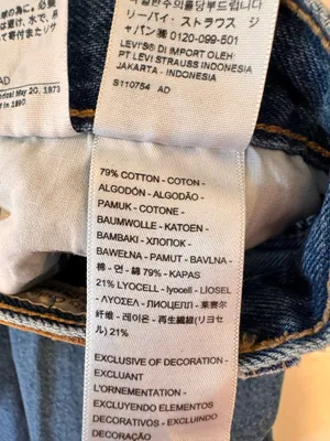 Levi’s Baggy Dad Jeans Denim Blue Mid Rise 27 Retro 90s Straight Leg thumbnail 9
