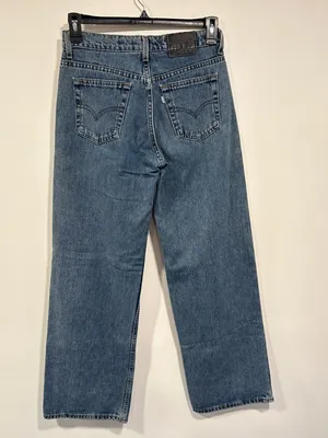 Vintage 90s Levi's SilverTab Wide Leg Jeans Made in USA 532 W31” L32.5” Rise 12” thumbnail 4