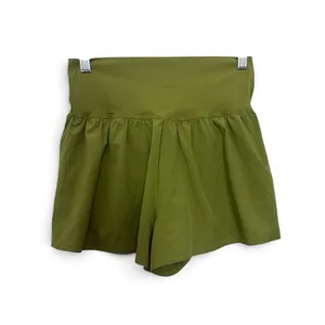 Aerie Offline Real Me Crossover Flowy Shorts Crew Green Active Skort Pocket M thumbnail 6