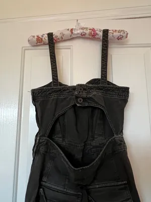 Free People Denim Romper thumbnail 4