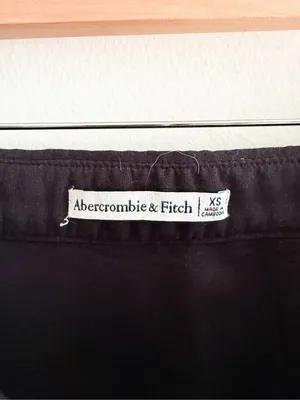 Abercrombie & Fitch Wool Plaid Wrap Mini Skirt Size XS thumbnail 4