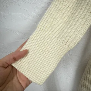 Cabi Cream Chunky Knit Cardigan Sweater Women S Duster Long Line Preppy Academia thumbnail 3