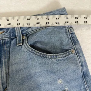 Levi's‎ Baggy Dad Jeans Light Wash Blue W27 L30 Relaxed Straight Barrel Leg thumbnail 6