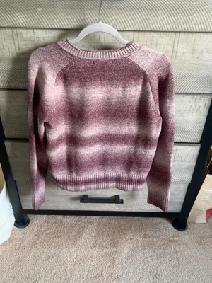 Banana Republic Ombré Sweater Mauve Size S thumbnail 4