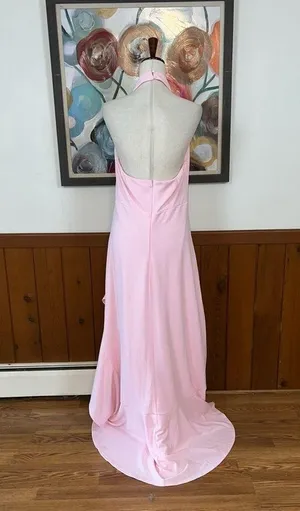 Beautiful New Lulu’s Majestic Perfection Pink Ruffle Gown! thumbnail 8