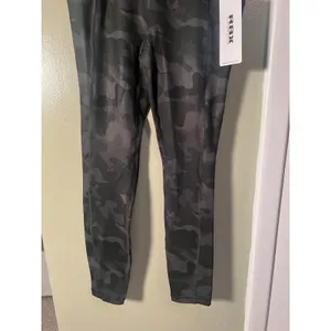 RBX Womens Size Small Full Length Legging Black Gray Camo Side Pockets High Rise thumbnail 7