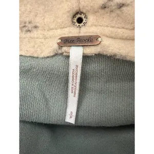 Free People Mountain Top Sweatshirt Black‎ Sheep Combo Women's Size Small thumbnail 13