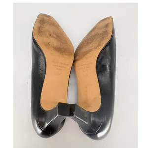Vintage Etienne Aigner Pumps Womens 8.5 Black Leather Smart Kitten‎ Heel Spain thumbnail 6