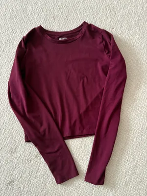 Hollister Maroon Long Sleeve thumbnail 1
