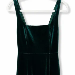 NEW Lulus Graceful Invite Emerald Velvet Square Neck Lace-Up Maxi Dress Medium thumbnail 7