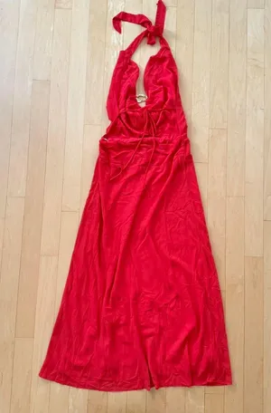 Princess Polly Alejandra cowl neck maxi dress with low back and gold detailing thumbnail 6