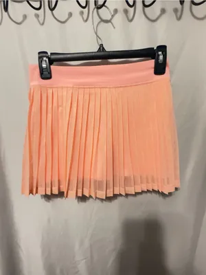 FREE PEOPLE Rally Ruffle Mini Skirt in Pastel Peach Size XS/S NWT thumbnail 8