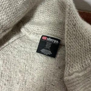 Sherpa Adventure Gear Merino Alpaca Zip Cardigan Women S Grey Long Shawl Sweater thumbnail 4