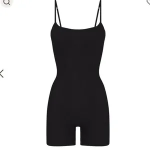 Skims Women's M Soft Lounge‎ Scoop Romper Black Ribbed Loungewear Minimalist thumbnail 12