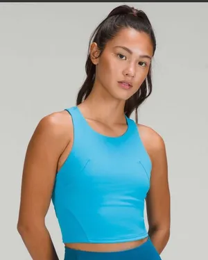 Lululemon Invigorate Training Tank Top Turquoise Tide Size 0 thumbnail 1