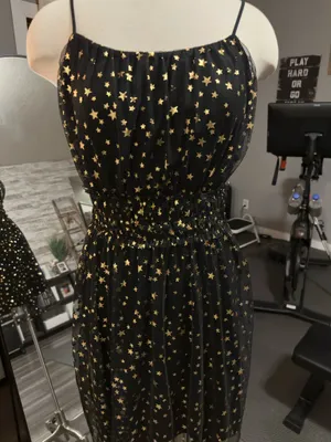 Boutique Dress metallic and black thumbnail 2