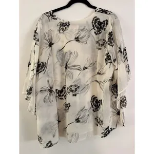 Belle Kim Gravel Blouse Size 1X thumbnail 3