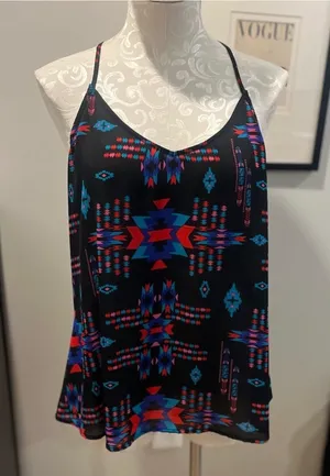 Studio Y Aztec Print Tank Top thumbnail 1