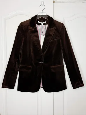 Veronica Beard Capucine Dickey Brown Corduroy Blazer Jacket Size 2 NWT thumbnail 5