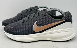 Nike Revolution Running Shoes Womens Size 5.5 Ash Bronze thumbnail 1
