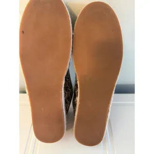 Soft Surroundings Leopard boho Espadrille Flats Tan Black Red whimsi resort y 9M thumbnail 5