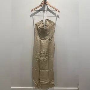 Rumer Estelle‎ Halter Maxi Dress Size M thumbnail 15