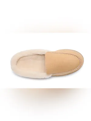 Sanuk Women's Tan Canvas Shearling-Lined Mules Size 6 thumbnail 5