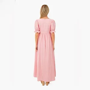Tuckernuck Hyacinth House Pink Pippa Maxi Dress Size‎ M thumbnail 2