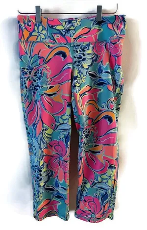 Lilly Pulitzer Capri Leggings Size Large thumbnail 1