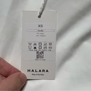 Halara Everday Cloudful Fabric 2-in1 Wannabe Workout Dress XS Women’s White NWT. thumbnail 5