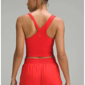 Lululemon Everlux Asymmetrical Tennis Tank Top Hot Heat 0 thumbnail 5